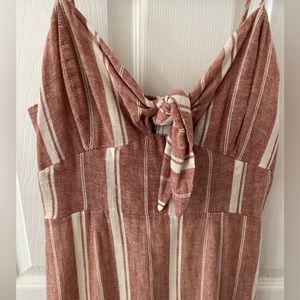 Forever21 Midi Smocked Dress with Side Slit